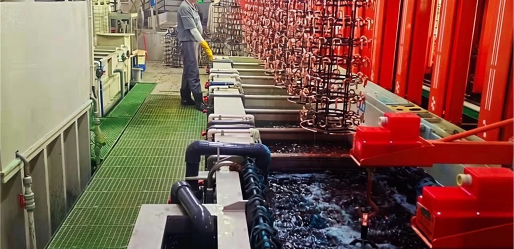Group-owned electroplating line